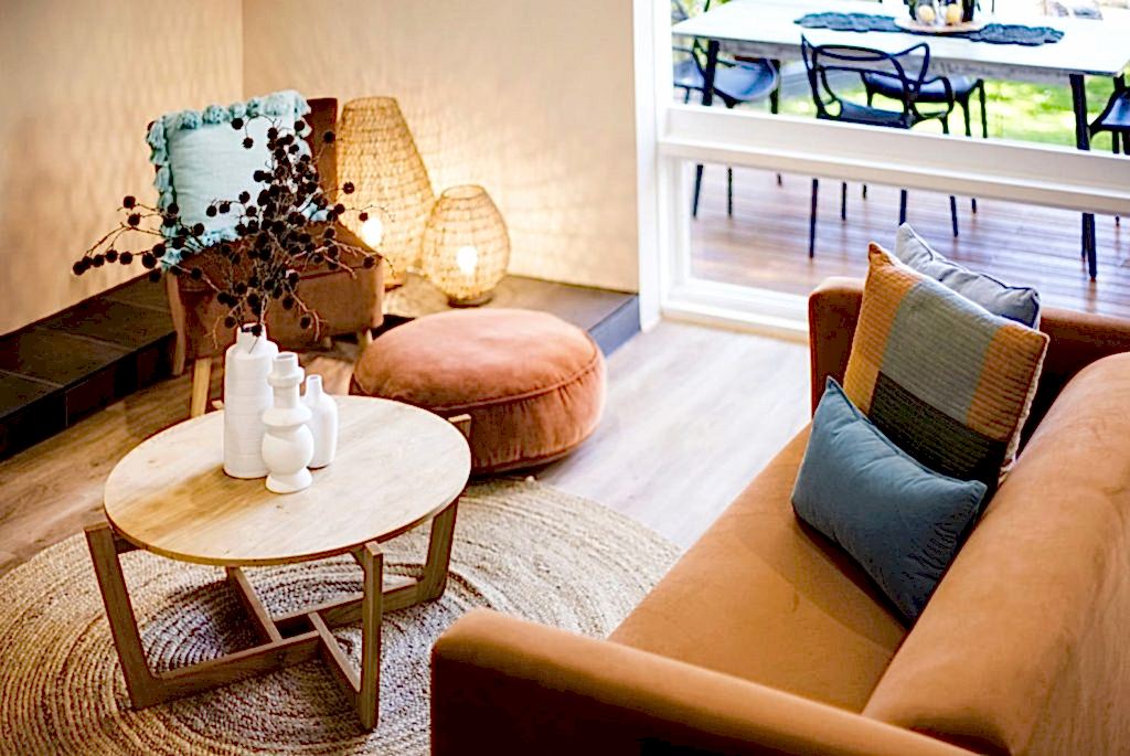 lounge room sofa and coffee table